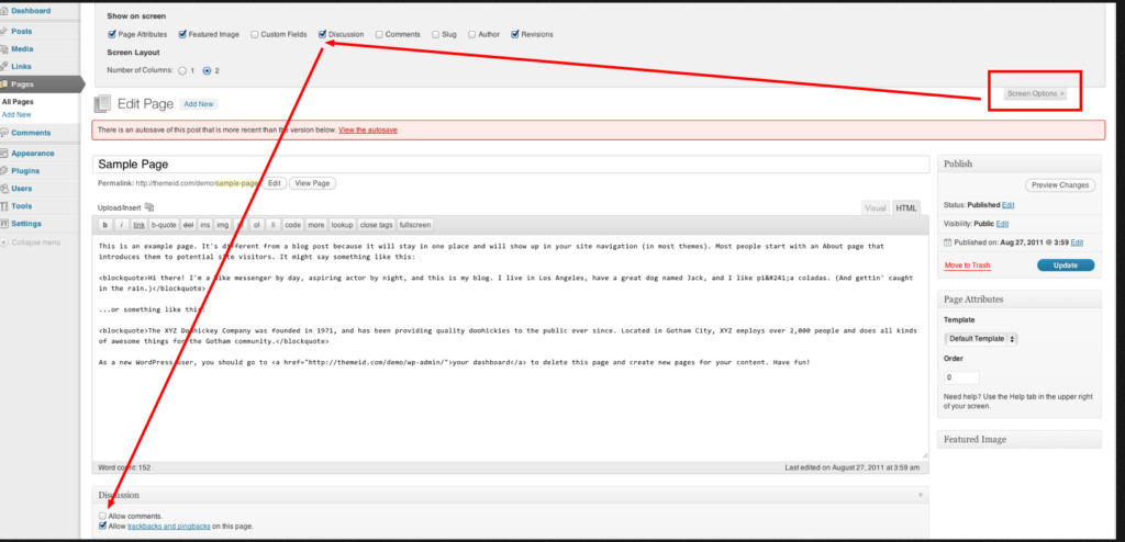Disable comment on a single WordPress post or page