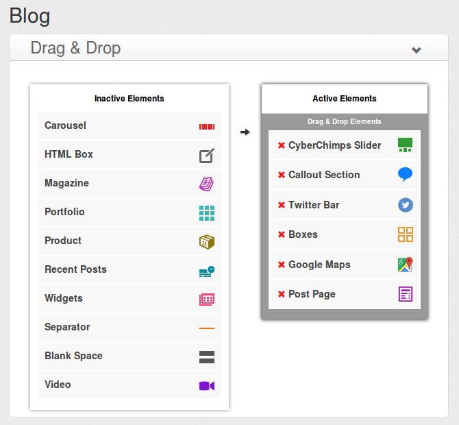 e-Shopper Pro - Blog Drag & Drop elements e-Shopper Pro - Blog Drag & Drop elements