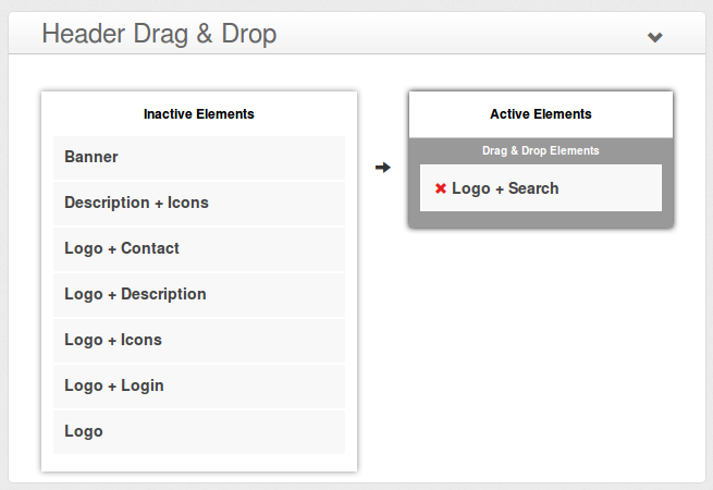 e-Shopper Pro - Header Drag & Drop elements e-Shopper Pro - Header Drag & Drop elements