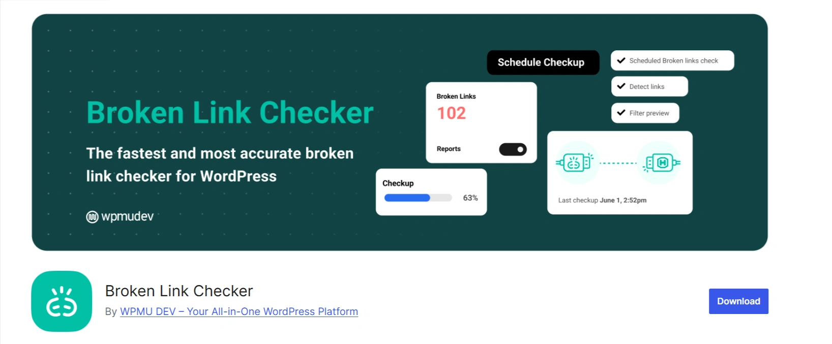 Broken Link Checker WordPress Plugin