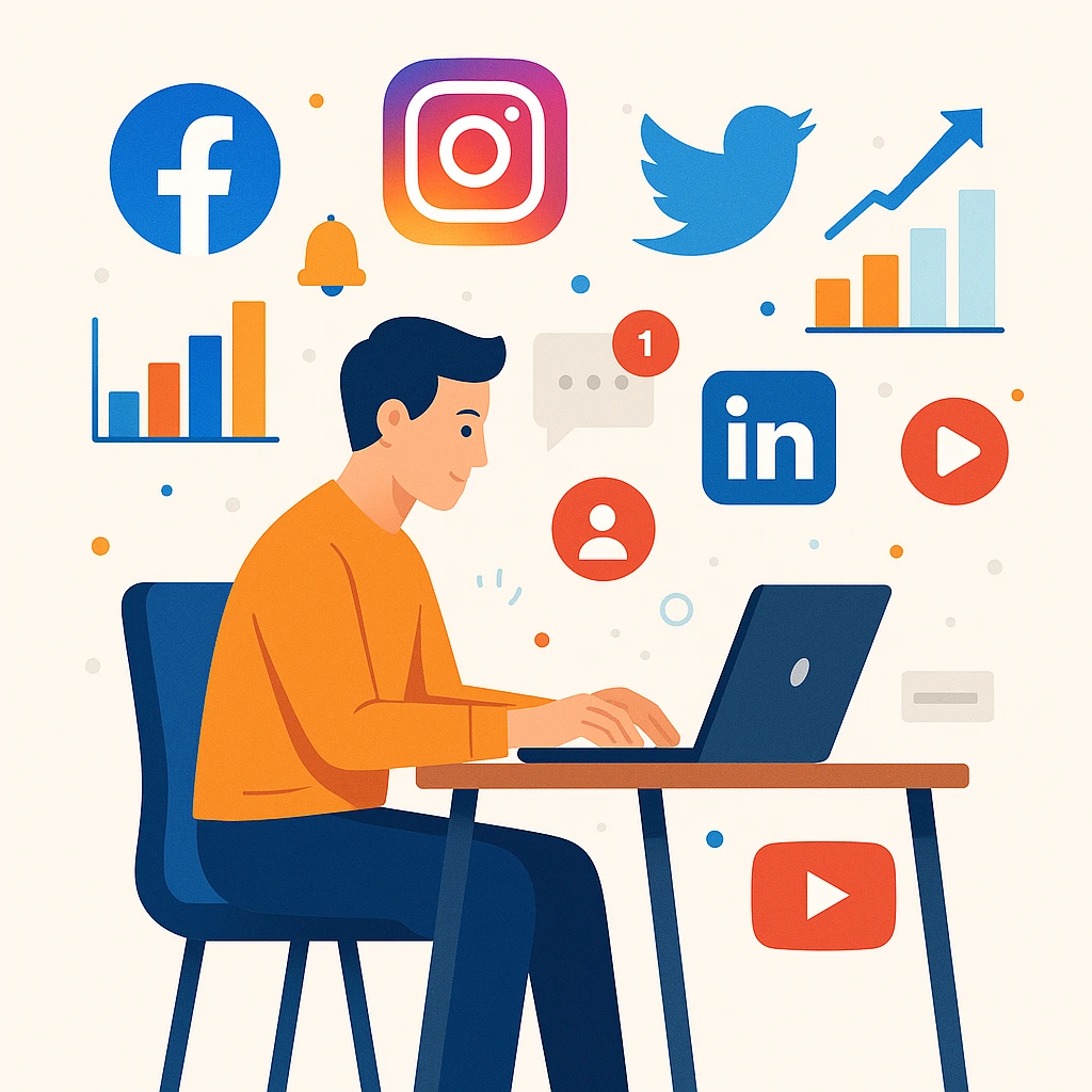 Social media marketing image