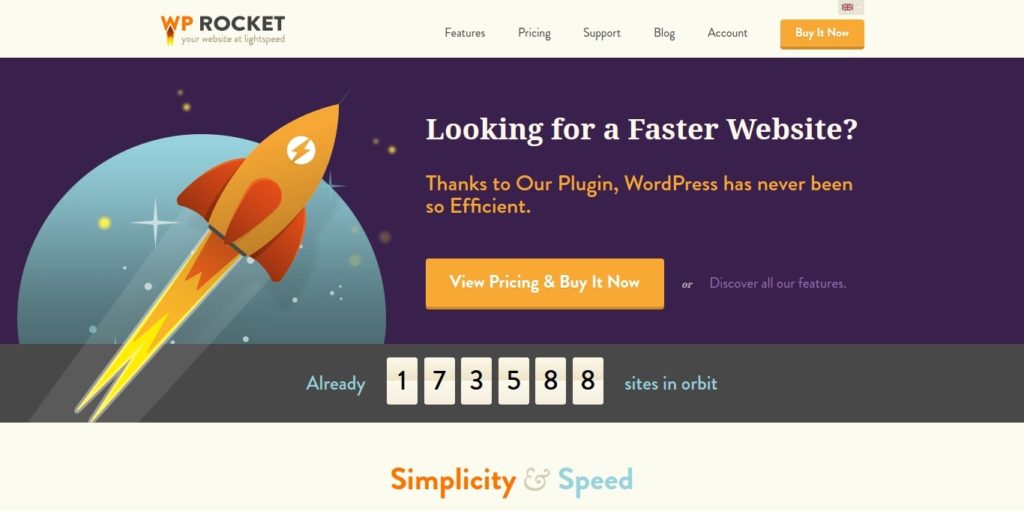 WP Rocket Cache Plugin