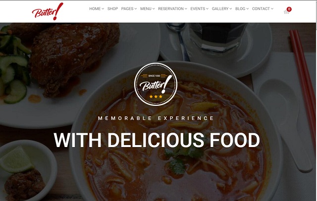 Butter WordPress Theme Butter