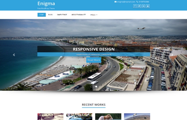 Enigma WordPress Theme