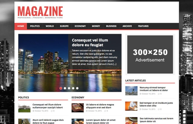 MH Magazine Lite WordPress Theme