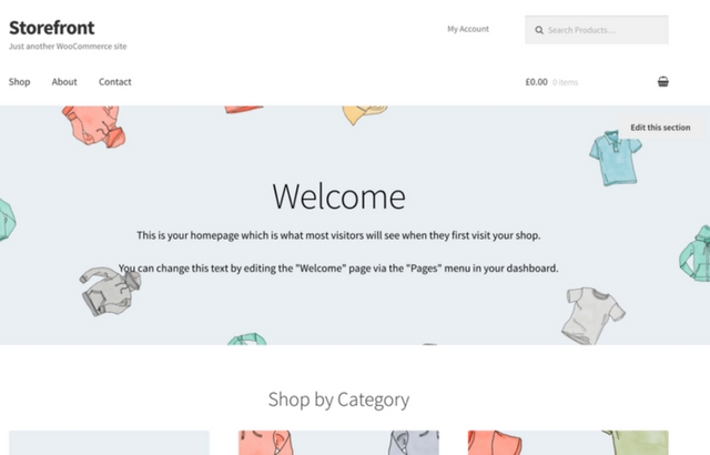 Storefront WordPress Theme