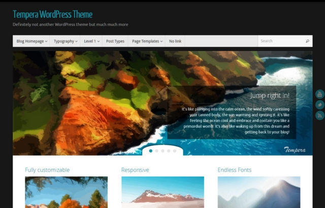 Tempera WordPress Theme