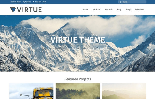 Virtue WordPress theme
