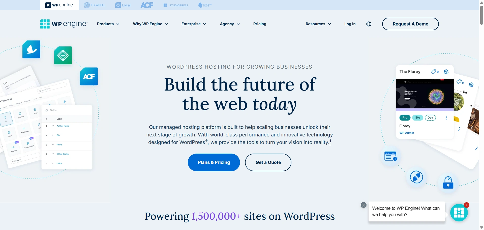WP engine WodPress hosting