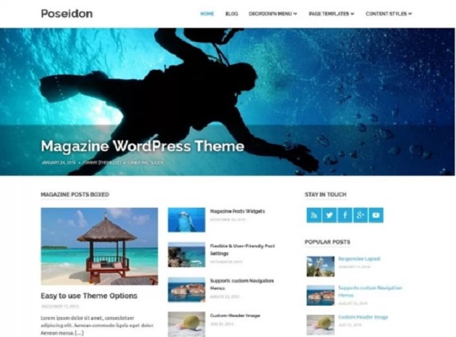 Poseidon WP Theme