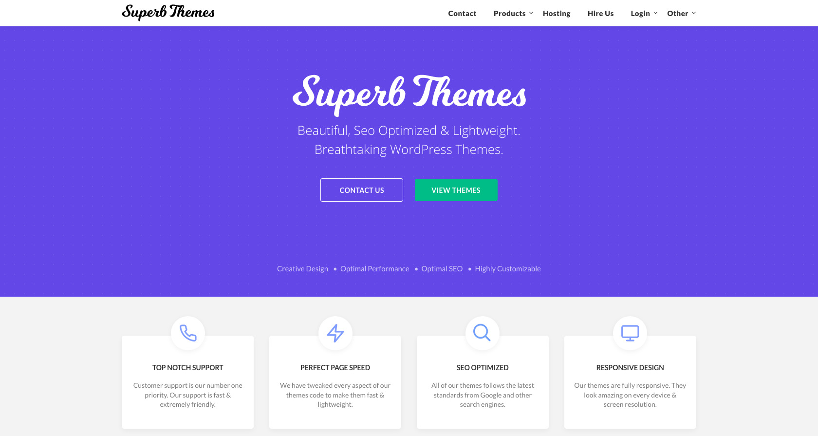 Superb theme