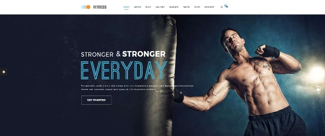 Fitness versatile WordPress fitness theme