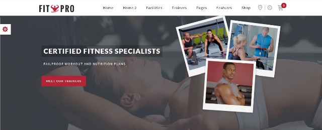 FitPro WordPress fitness theme