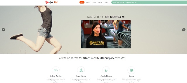 versatile WordPress fitness theme