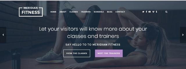 Female-centric WordPress fitness theme
