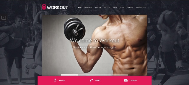 Fortius - WordPress fitness theme