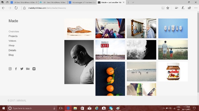 best WordPress video theme for portfolios