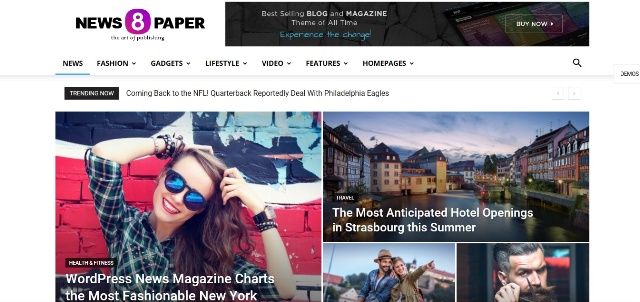 best video WordPress theme for news websites