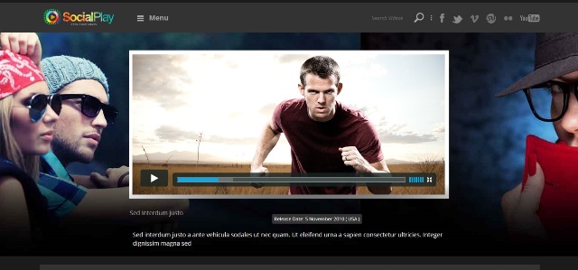 very social video WordPress theme