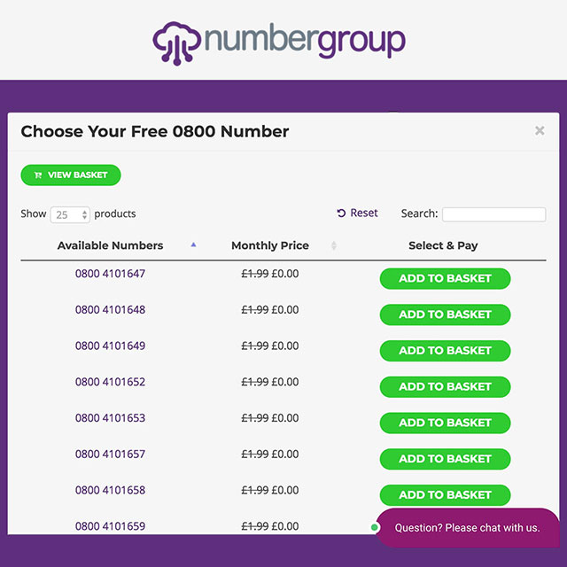 Numbergroup