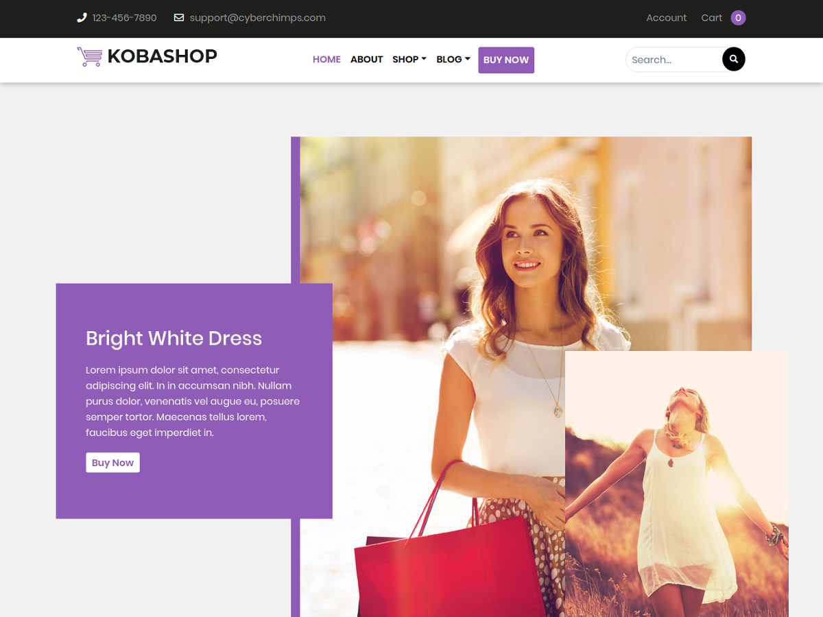 An E-Commerce Website
