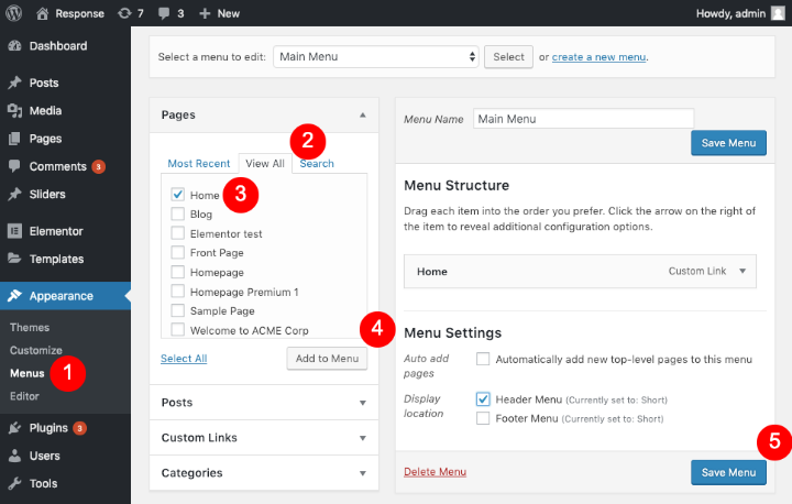 wordpress-custom-home-link
