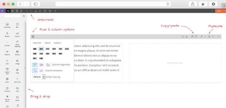 Themify Page Builder