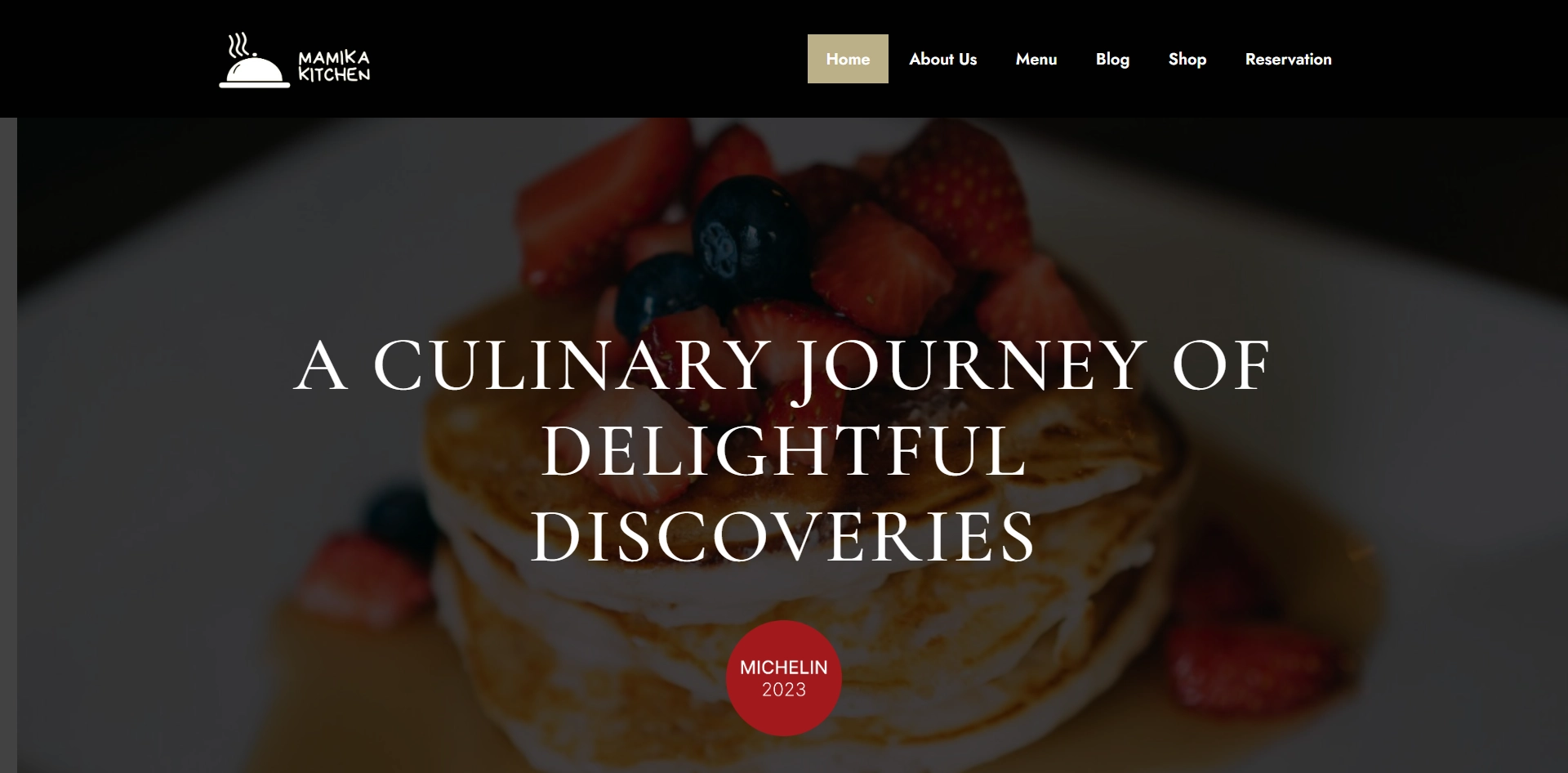 Food-Blog-Homepage