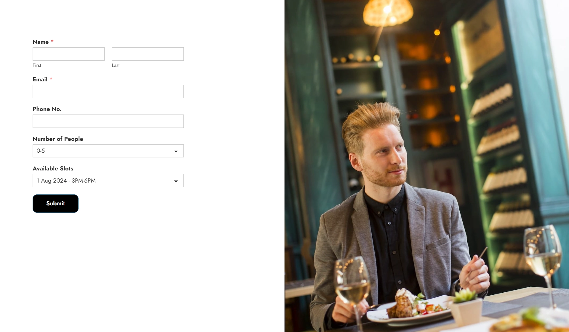 Food - Reservation