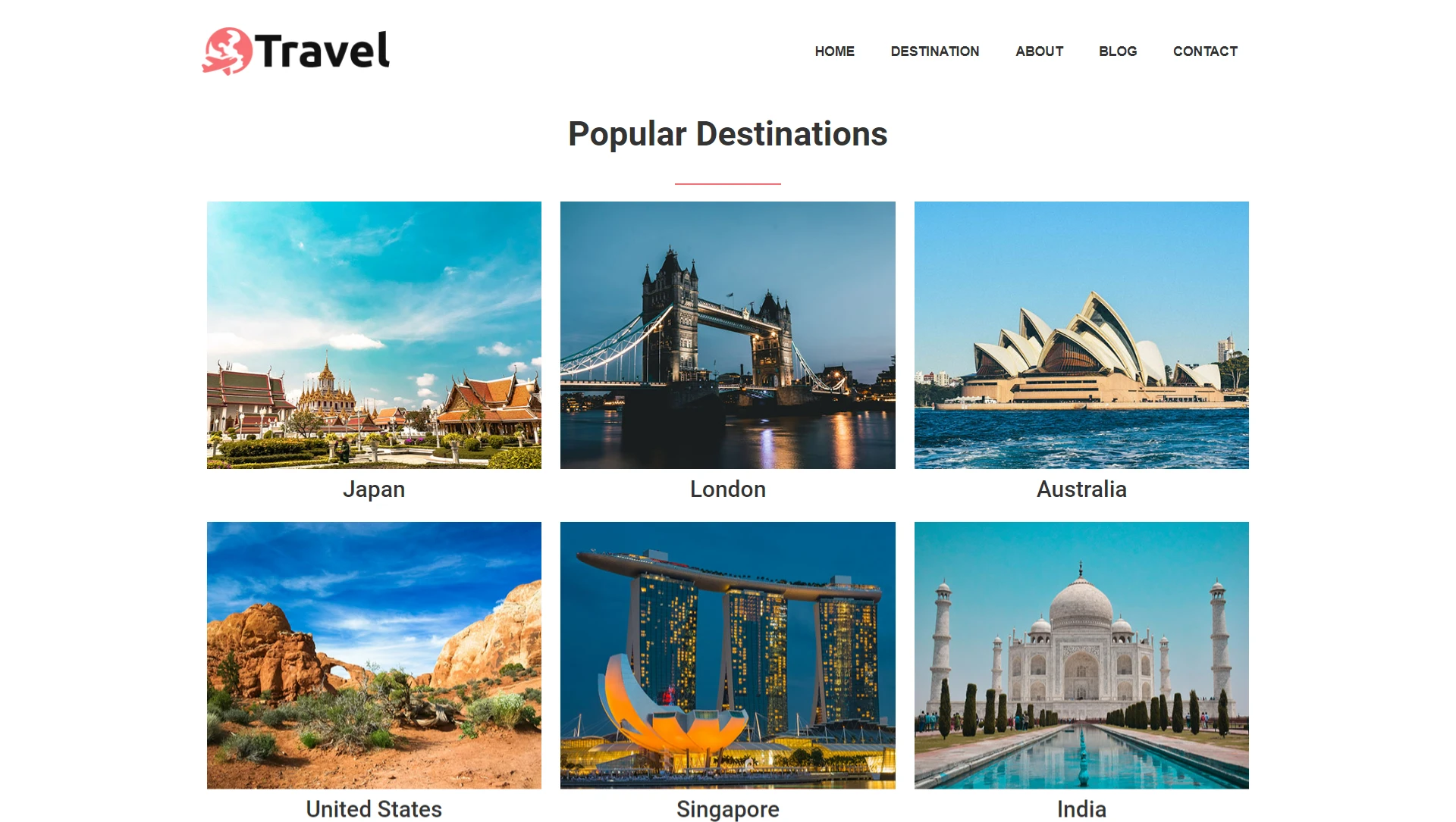 wordpress theme travel