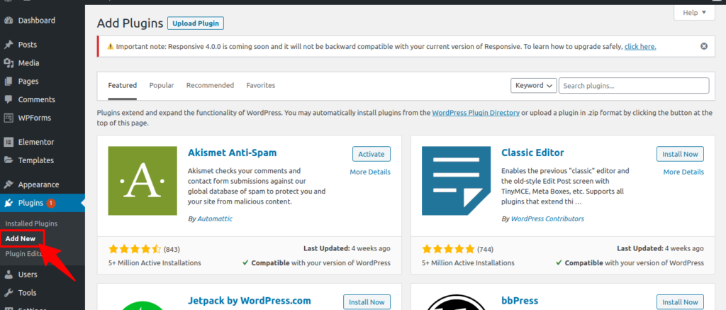 Add new plugins