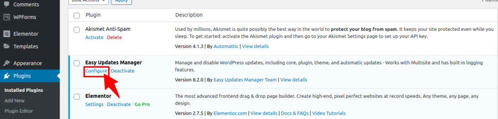 Easy updates manager