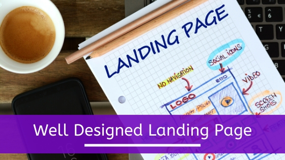 landing page