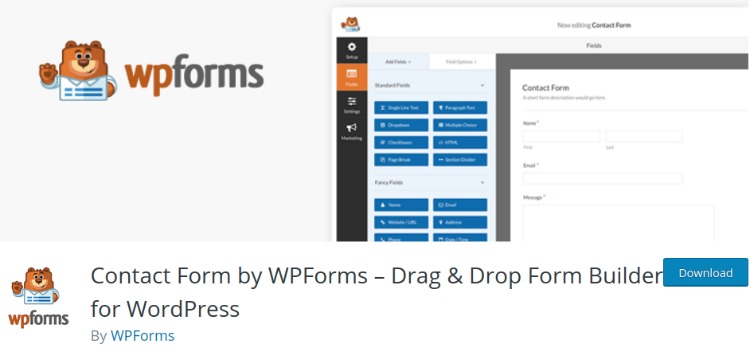 WP Forms- WordPress form plugin