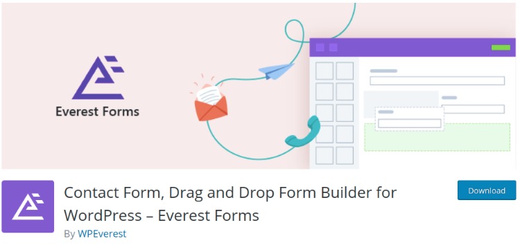 Everest Forms- WordPress form plugin
