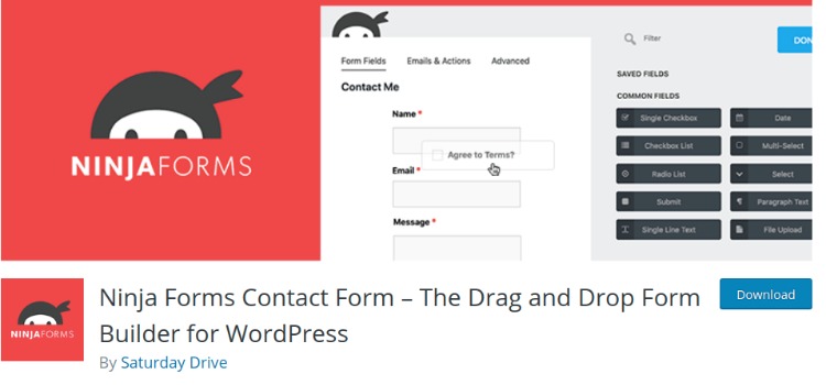Ninja Forms- WordPress form plugin