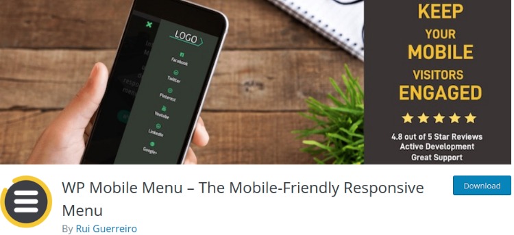 WP Mobile Menu- WordPress dropdown menu plugin