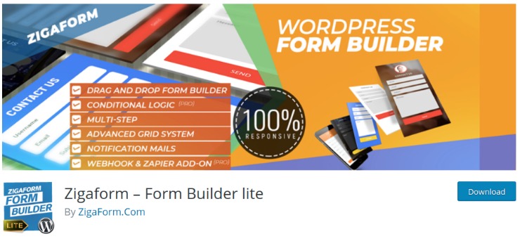 Zigaform- WordPress form plugin