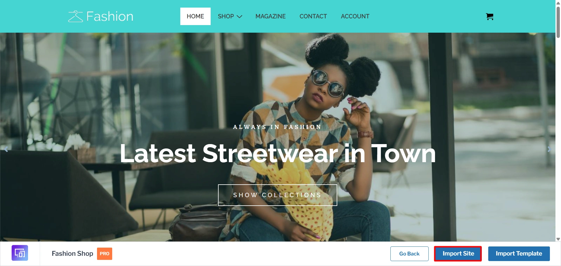 import fashion site