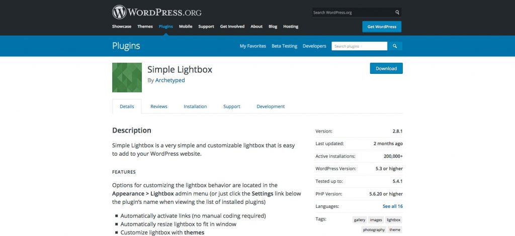 Simple Lightbox
