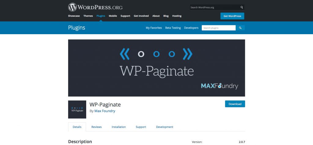 WP-Paginate