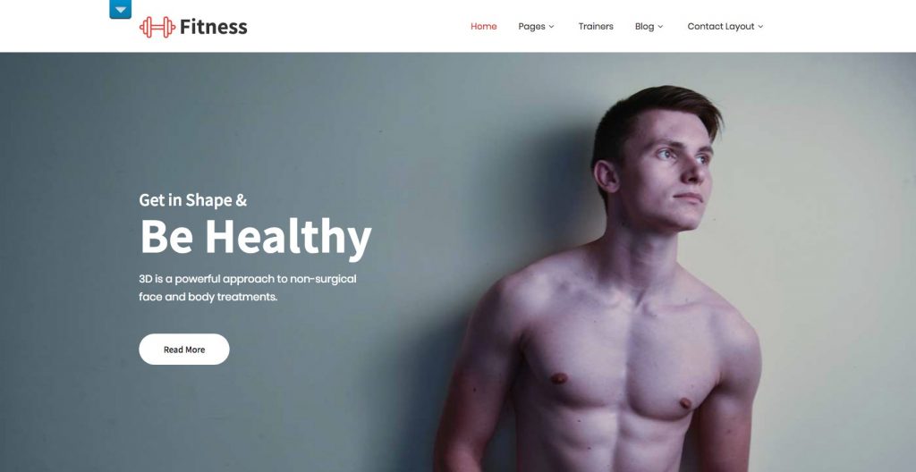 SKT fitness wordpress theme