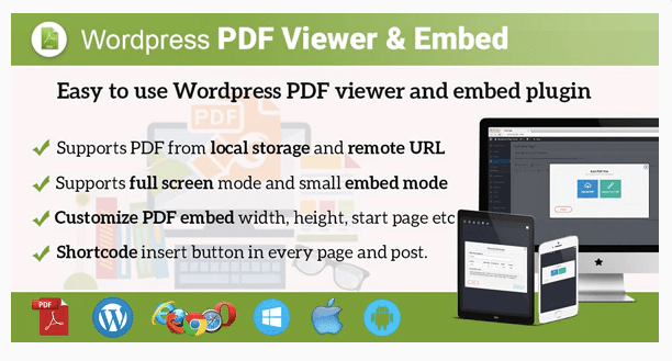WordPress PDF Viewer and Embed plugin