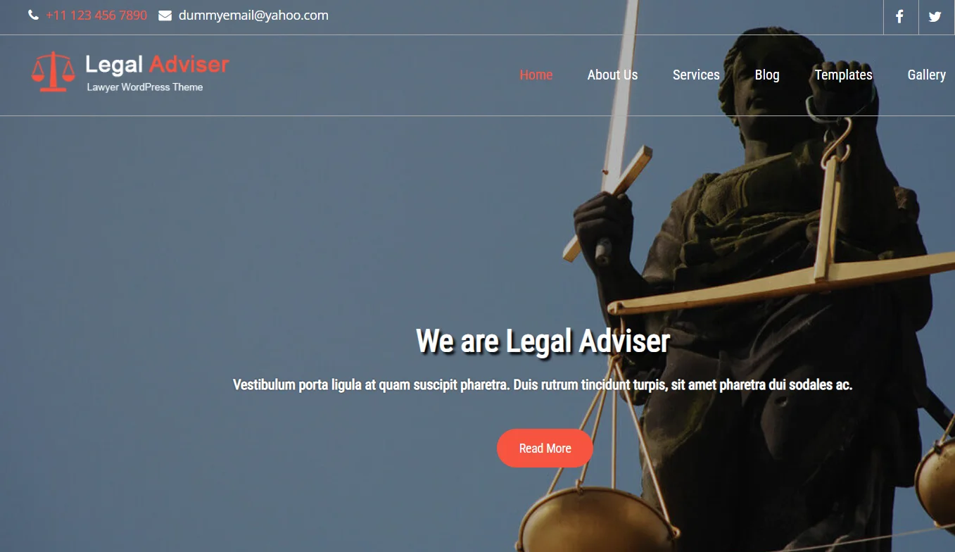 Legal Adviser theme