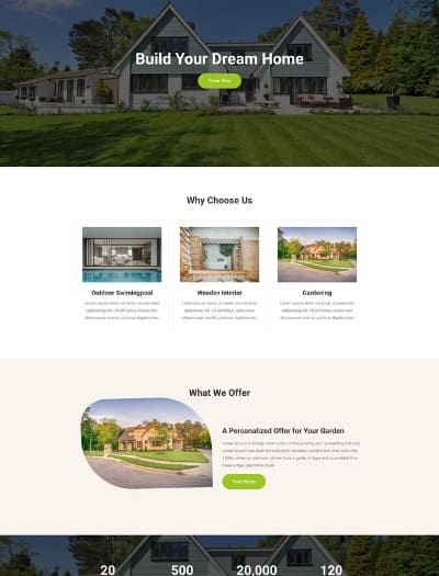 WordPress home decor template