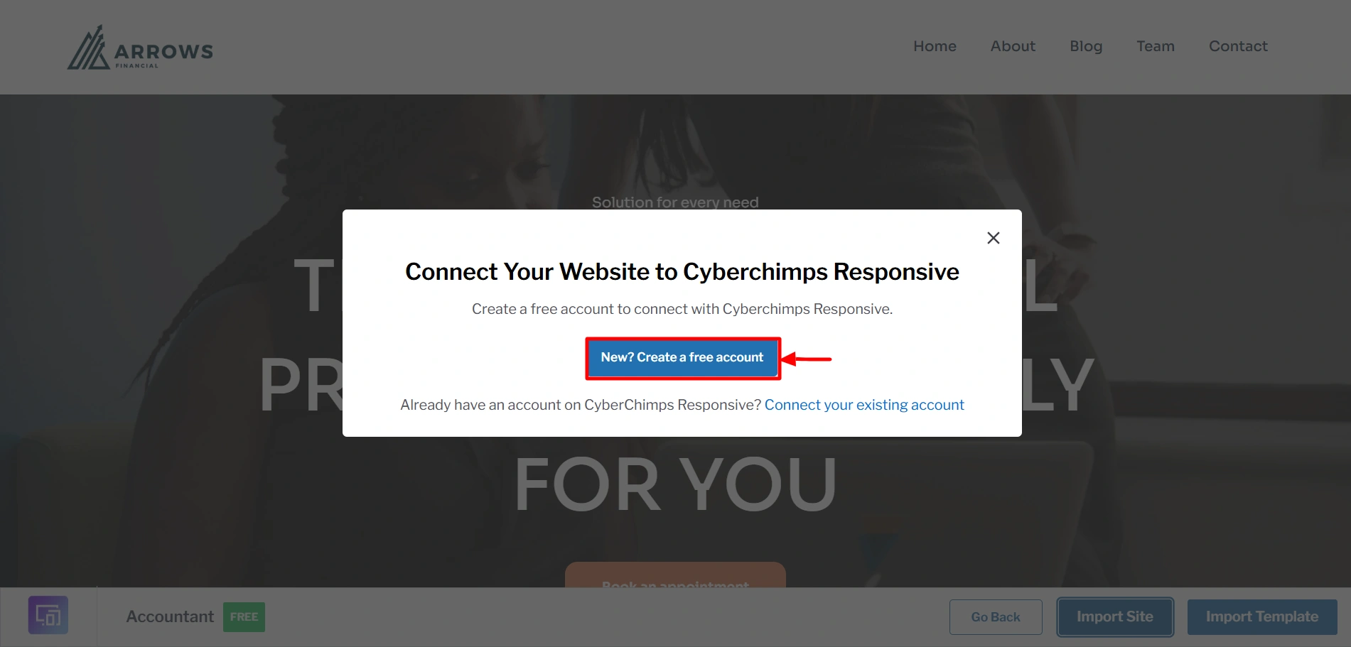 Connect your account