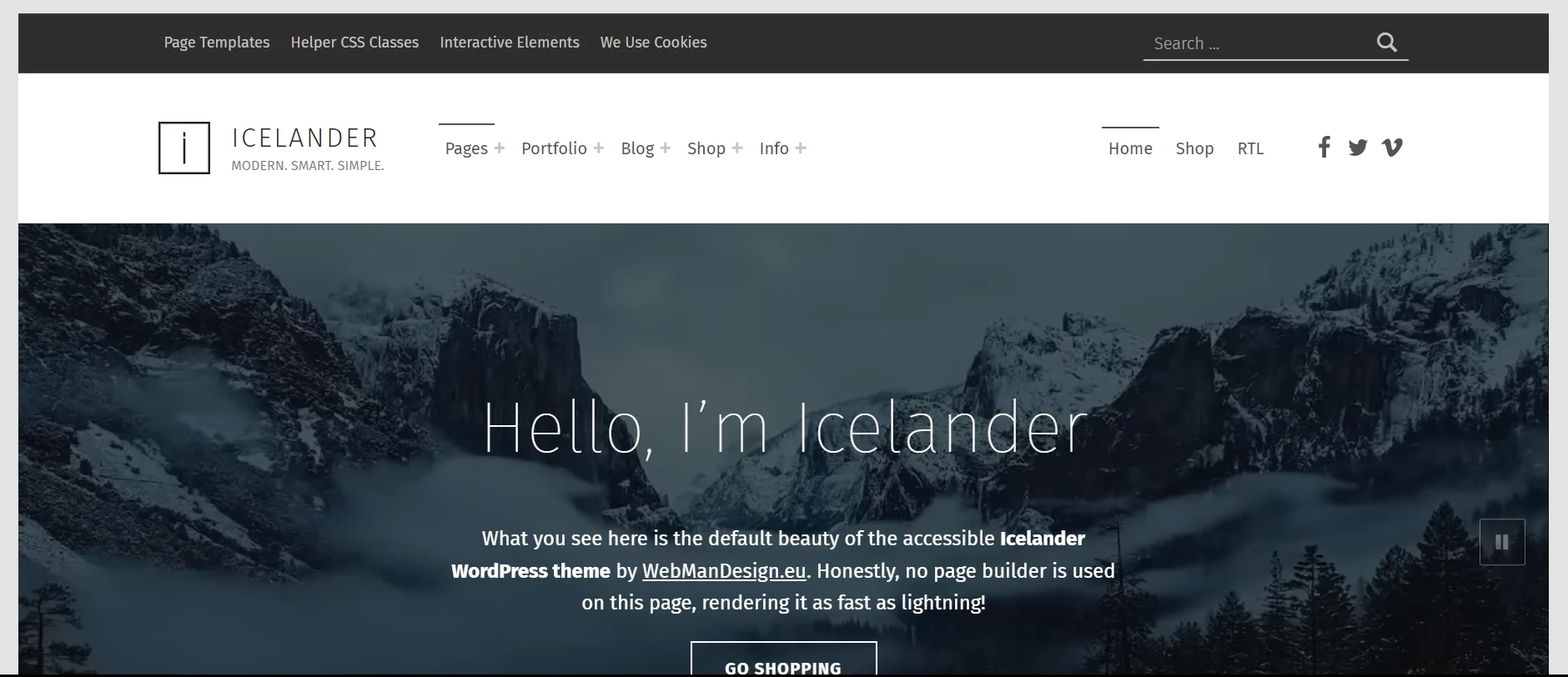 Icelander theme