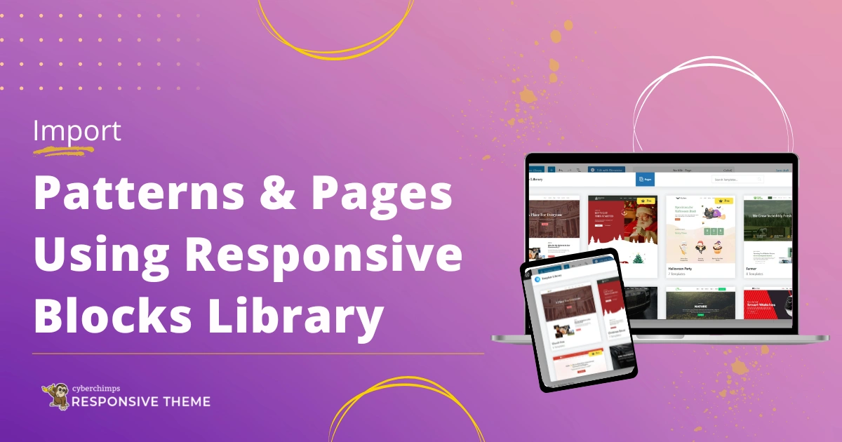 Import Patterns & Pages Using The Gutenberg Block Library