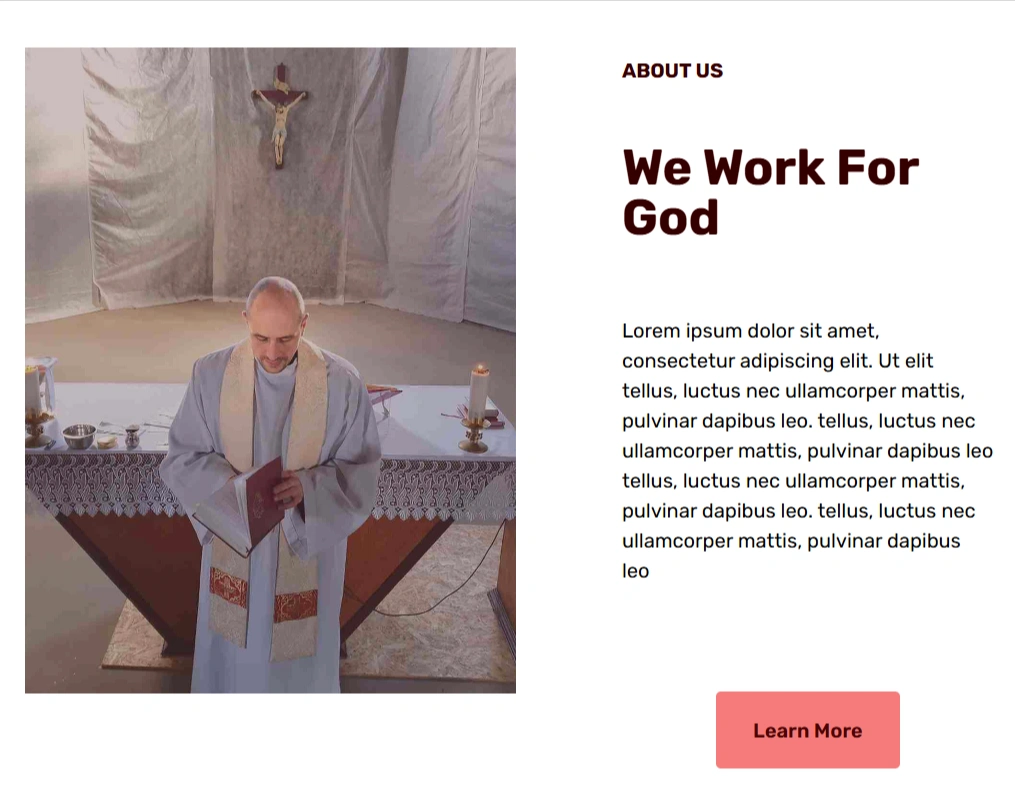 WordPress template