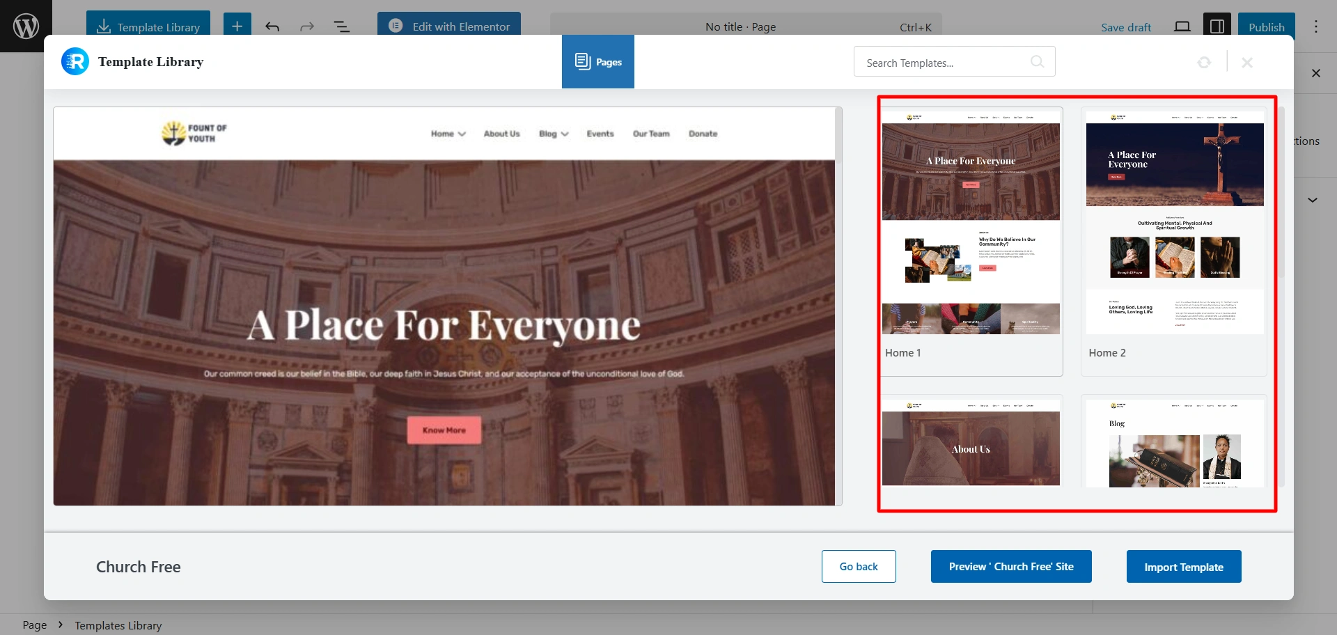 Import Sections- Responsive Gutenberg Blocks Library